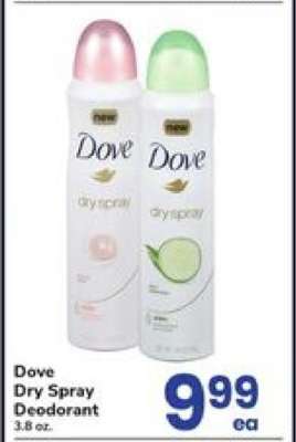Dove Dry Spray Deodorant