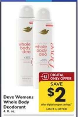 Dove Womens Whole Body Deodorant