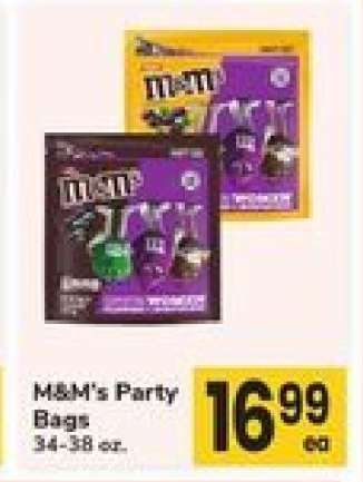 M&M's Party Bags