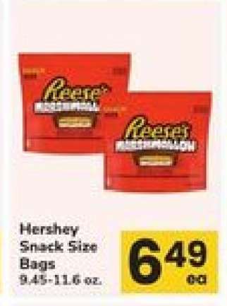 Hershey Snack Size Bags