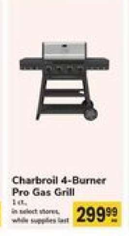 Charbroil 4-Burner Pro Gas Grill