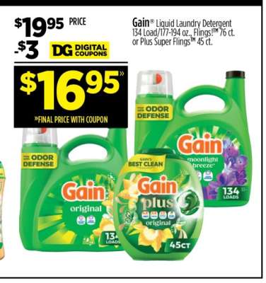 Gain Liquid Laundry Detergent