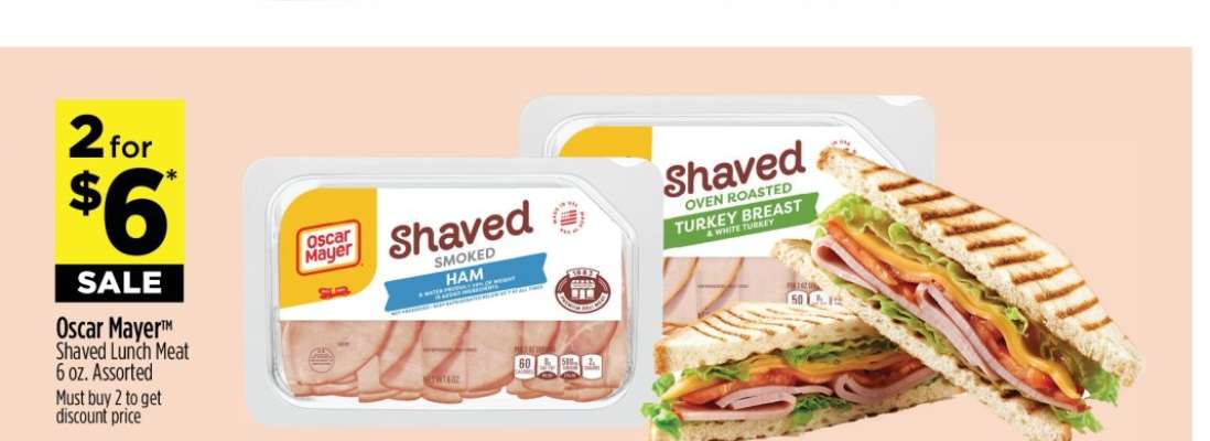 Oscar Mayer Shaved Lunch Meat