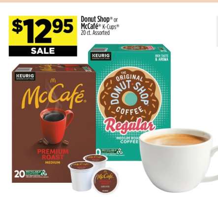 Donut Shop® or McCafé® K-Cups®