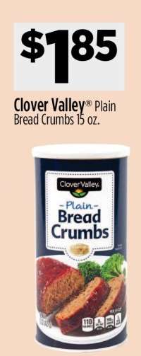 Clover Valley® Plain Bread Crumbs 15 oz.