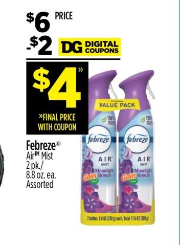 Febreze® Air™ Mist 2 pk.