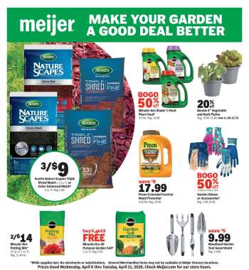 Meijer Flyer - 04/08/2026 - 04/21/2026.