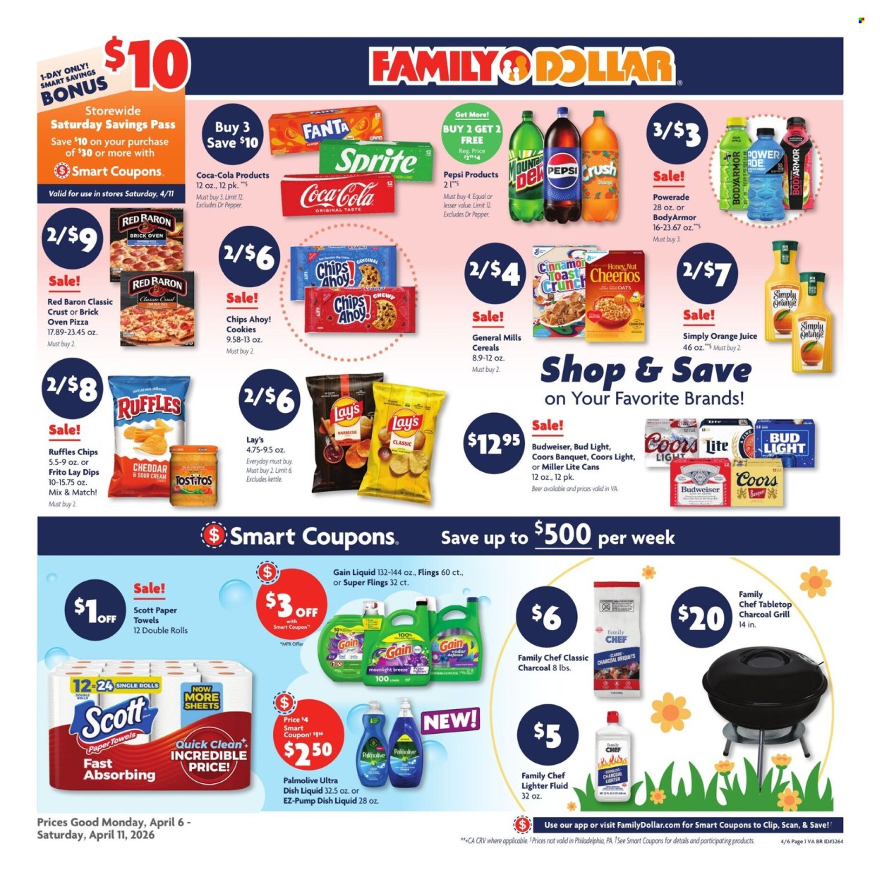 Family Dollar ad - 04/06/2026 - 04/11/2026. Page 1