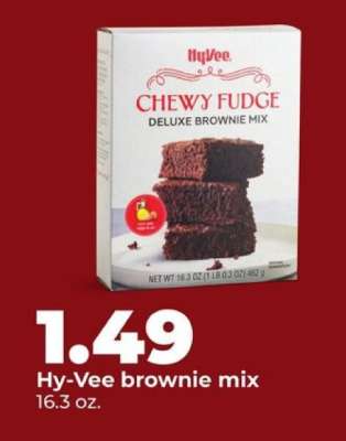 Hy-Vee brownie mix