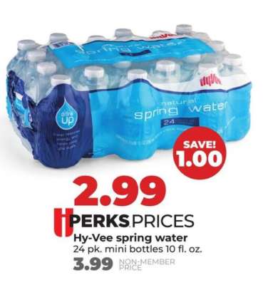 Hy-Vee spring water