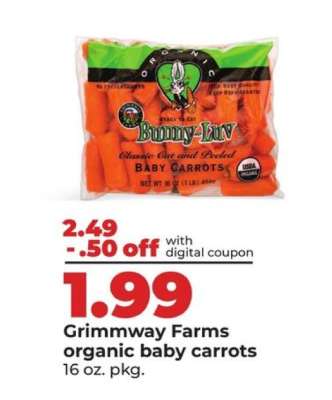 Grimmway Farms organic baby carrots