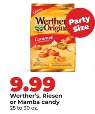 Werther's, Riesen or Mamba candy