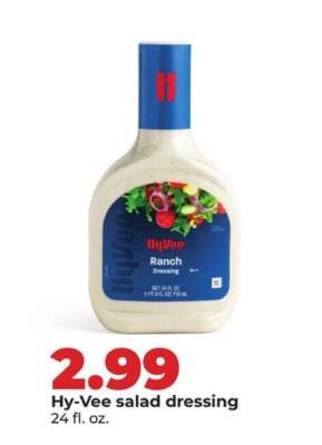 Hy-Vee salad dressing