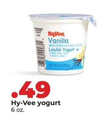 Hy-Vee yogurt