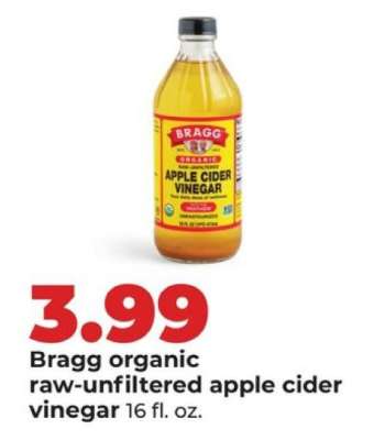 Bragg Organic Raw Unfiltered Apple Cider Vinegar