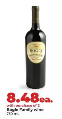 Bogle Family wine