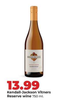 Kendall-Jackson Vitners Reserve wine