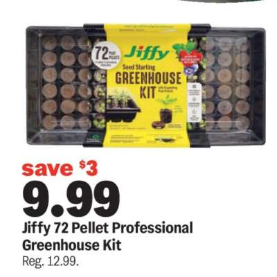 Jiffy 72 Pellet Professional Greenhouse Kit