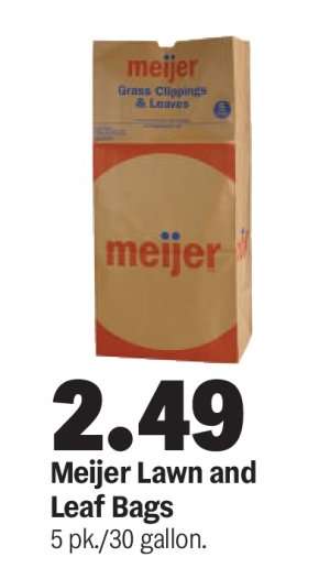 Meijer Lawn and Leaf Bags