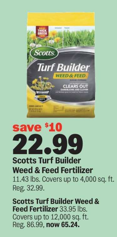 Scotts Turf Builder Weed & Feed Fertilizer