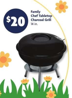 Family Chef Tabletop Charcoal Grill