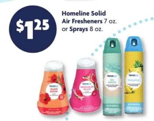 Homeline Solid Air Fresheners or Sprays
