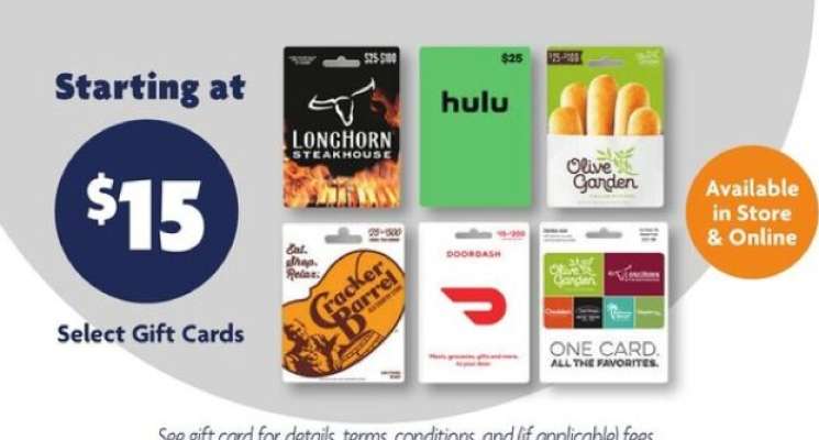 Select Gift Cards