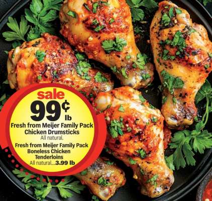 Fresh from Meijer Family Pack Chicken Drumsticks