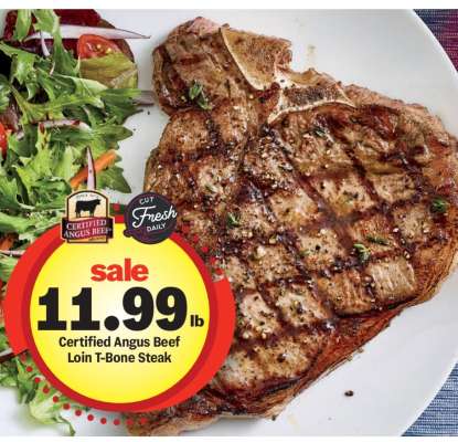 Certified Angus Beef Loin T-Bone Steak