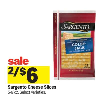 Sargento Cheese Slices*