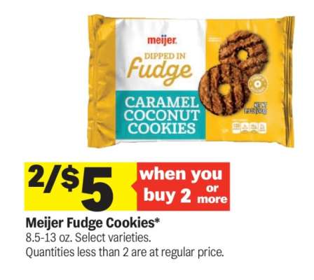Meijer Fudge Cookies