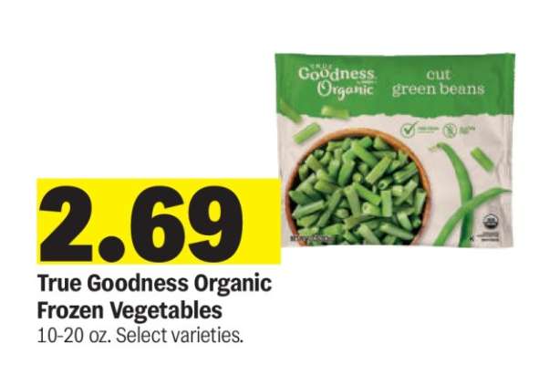 True Goodness Organic Frozen Vegetables
