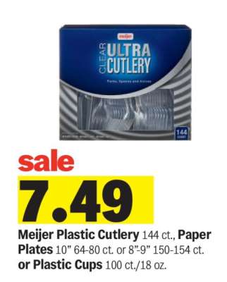 Meijer Plastic Cutlery