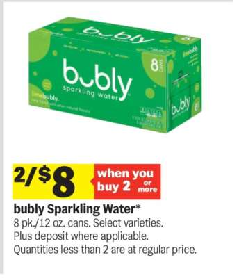 Bubly Sparkling Water