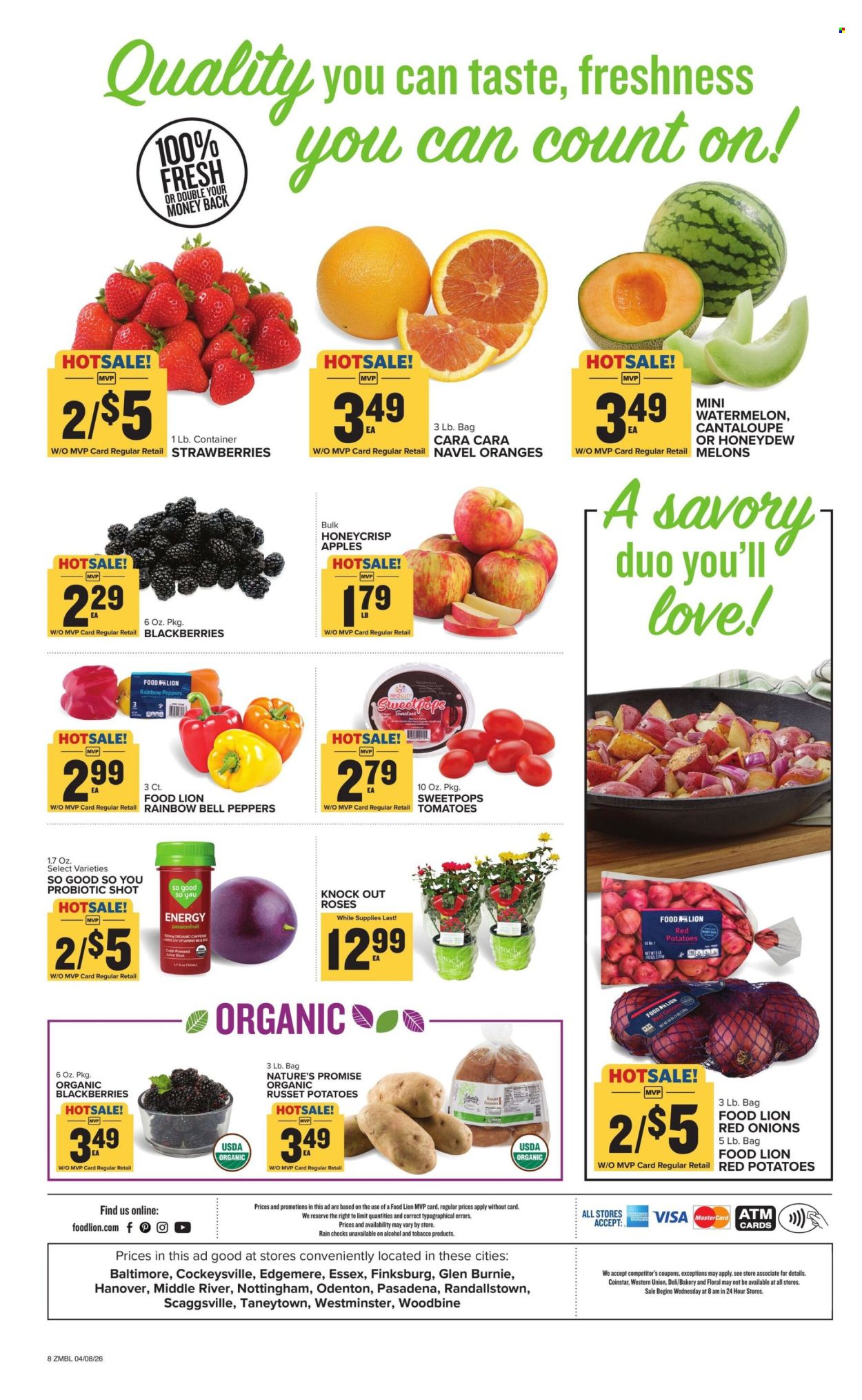 Food Lion ad - 04/08/2026 - 04/14/2026. Page 2
