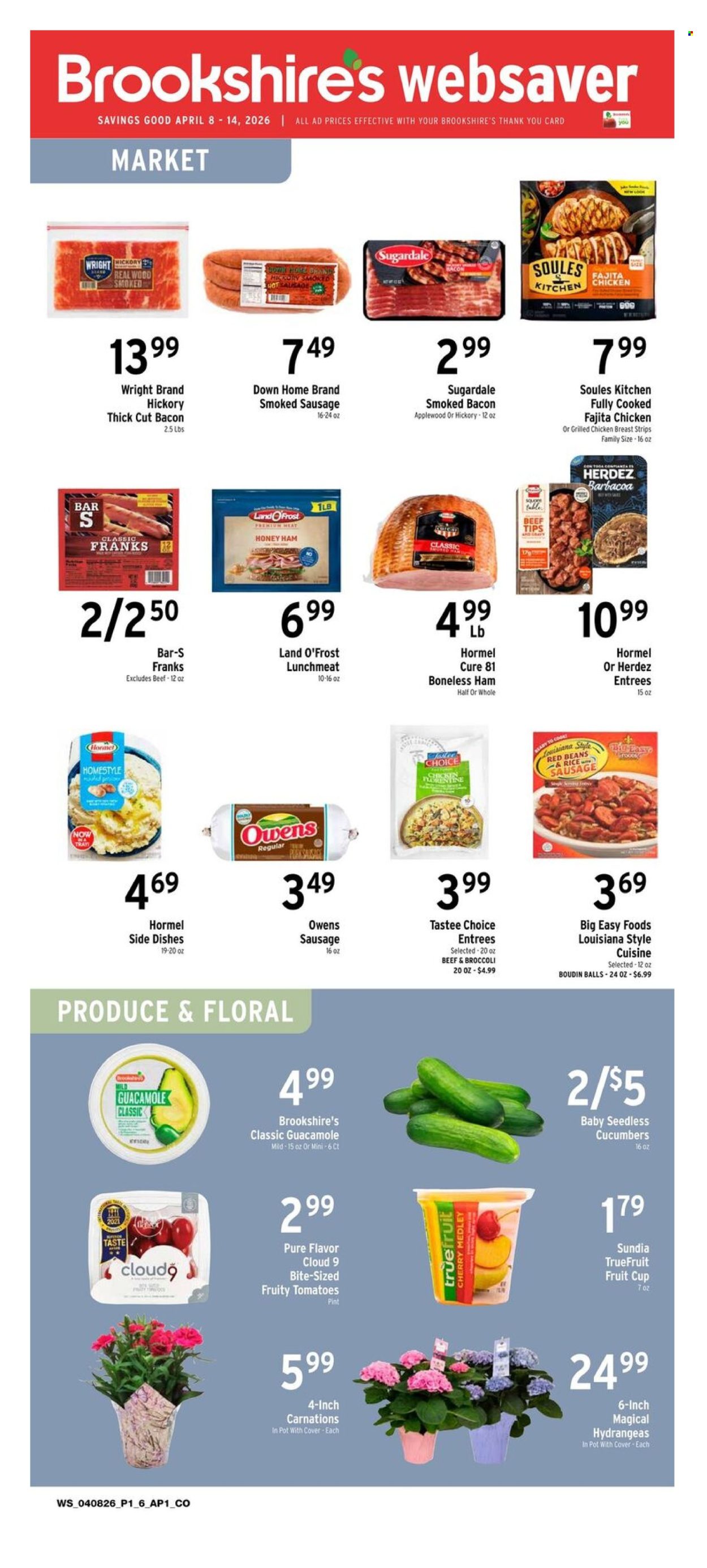 Brookshires ad - 04/08/2026 - 04/14/2026. Page 1