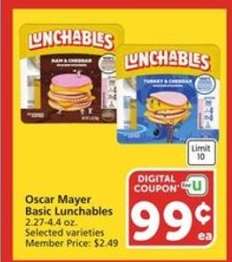 Oscar Mayer Basic Lunchables