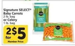 Signature SELECT Baby Carrots or Celery