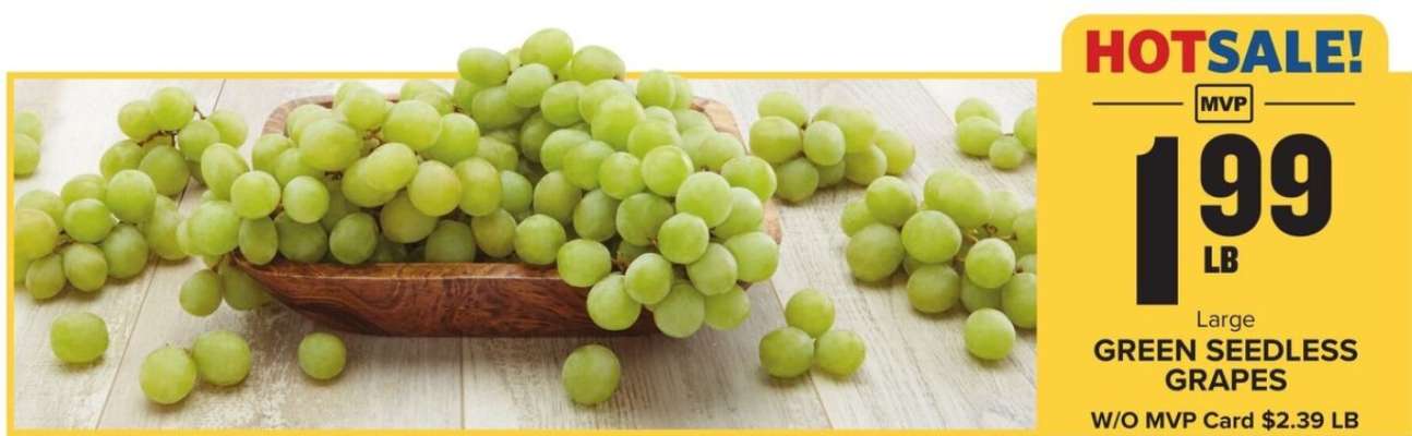 Green Seedless Grapes