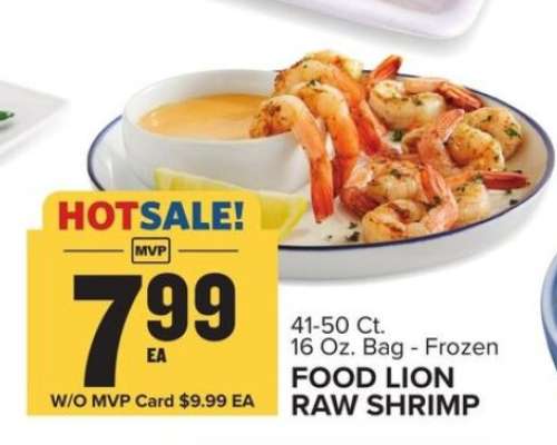 Food Lion Raw Shrimp
