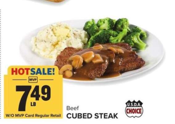 Beef Cubed Steak