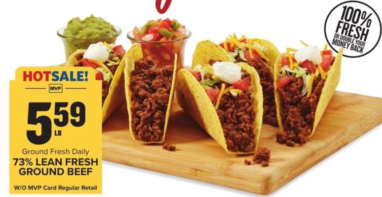 73% Lean Fresh Ground Beef