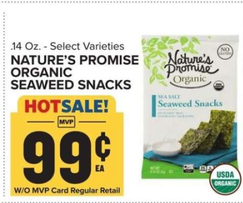 Nature’s Promise Organic Seaweed Snacks