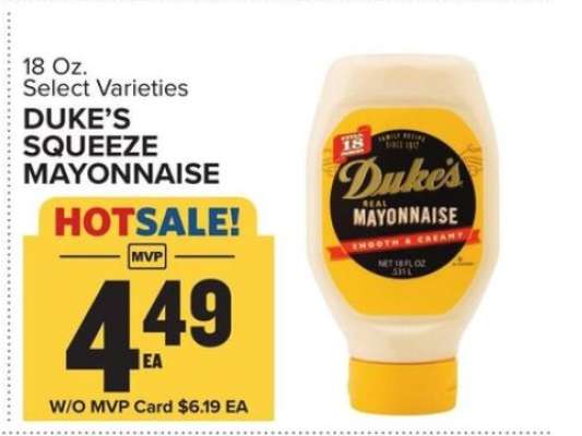 Duke's Squeeze Mayonnaise