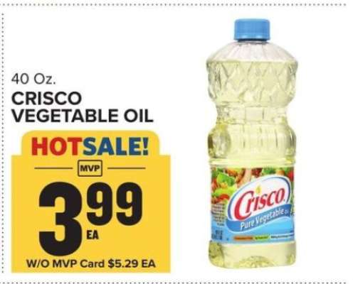 Crisco Vegetable Oil