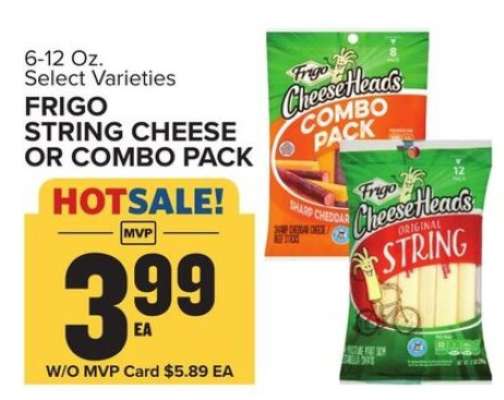 Frigo String Cheese or Combo Pack