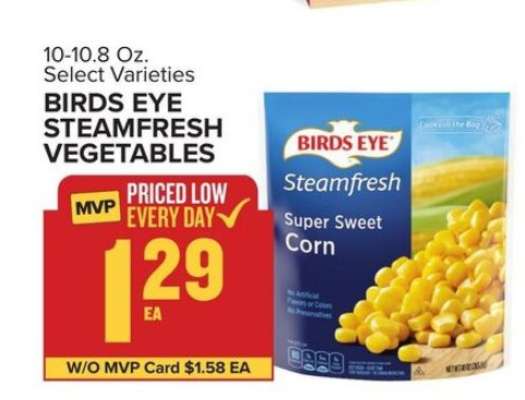 Birds Eye Steamfresh Vegetables
