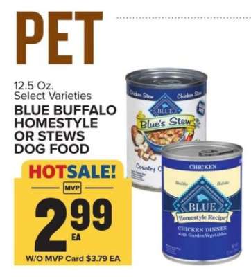 BLUE BUFFALO HOMESTYLE OR STEWS DOG FOOD