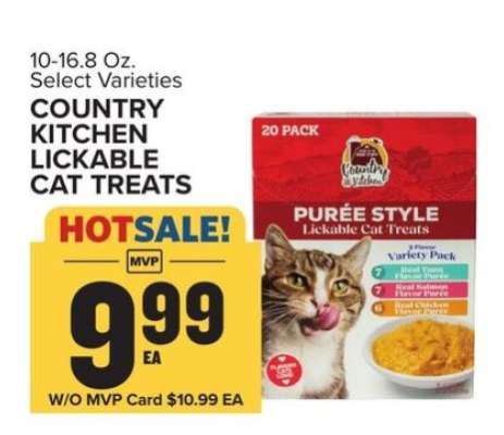 COUNTRY KITCHEN LICKABLE CAT TREATS