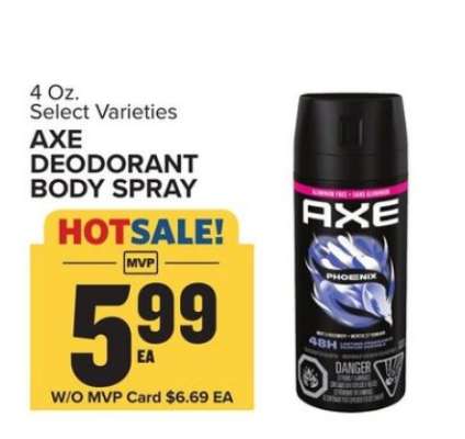 AXE Deodorant Body Spray